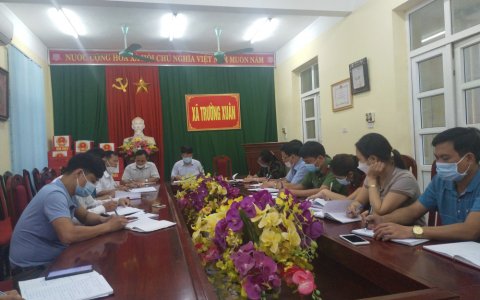 Xã Trường Xuân, huyện Thọ Xuân thành lập Trung tâm Chỉ huy Phòng chống dịch Covid-19