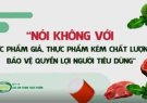 Vì Tết Ất Tỵ An Khang - Hạnh phúc, vì sức khỏe cộng đồng, hãy bảo đảm an toàn thực phẩm!